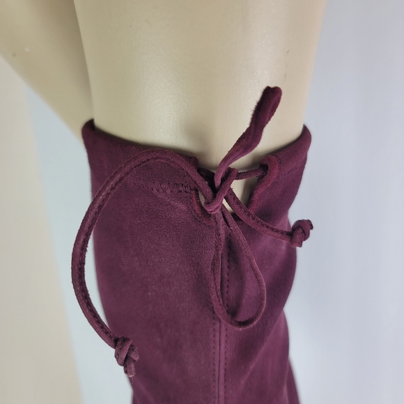 Stuart Weitzman Tieland Thigh High Boots. Cabernet Suede. Size 7. Never Worn. - Picture 11 of 12